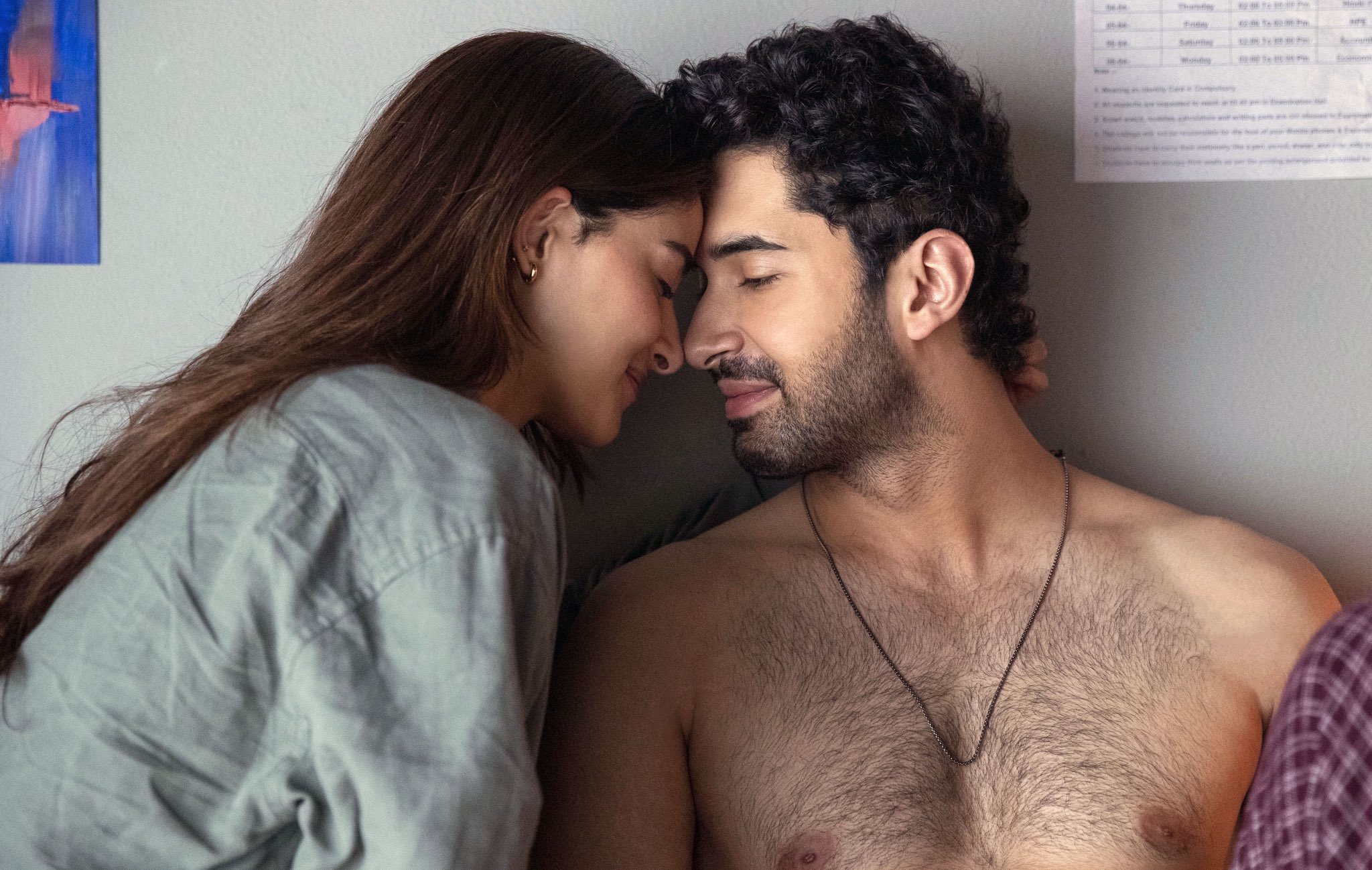 Lakshya Ananya Panday emotional chemistry still