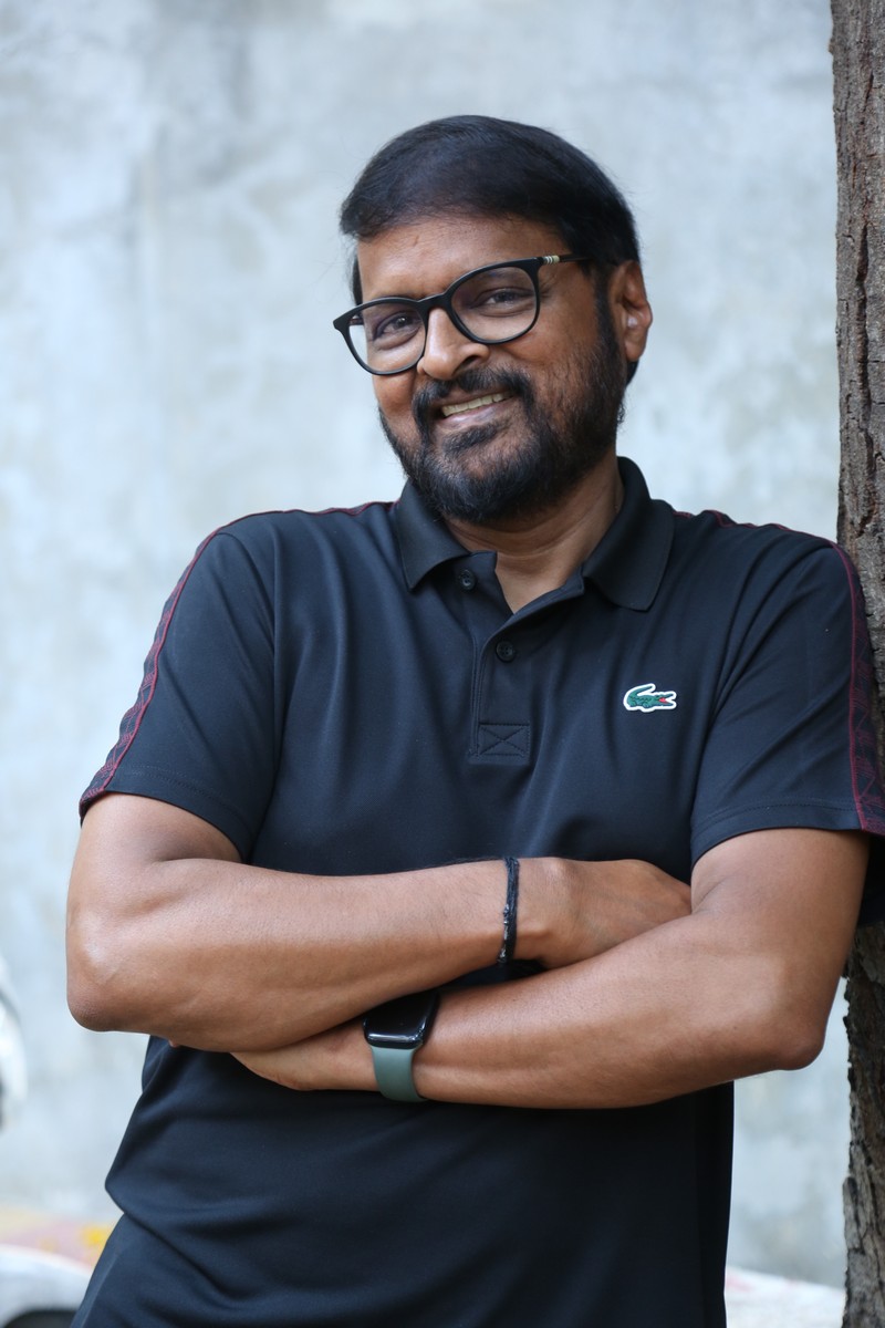 Chiranjeevi Pedamallu Cherry black polo confident stylish appearance