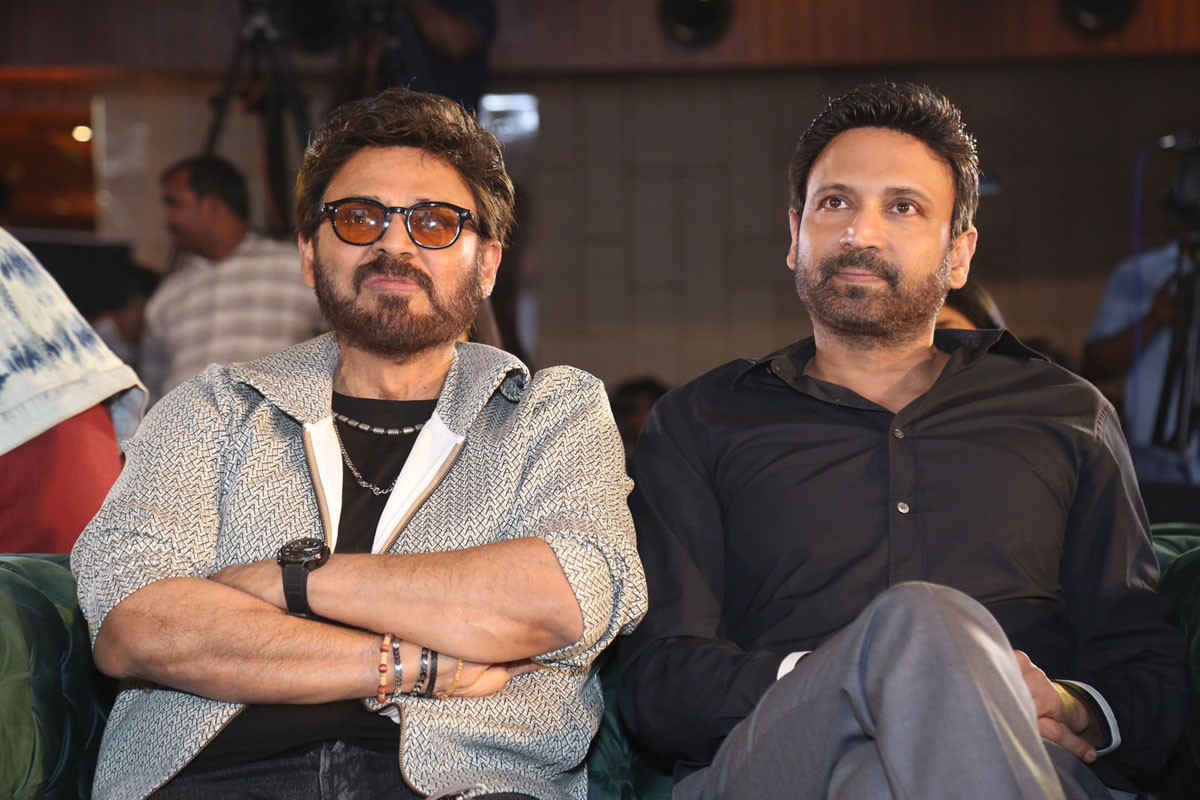 Venkatesh and Sumanth seated together at event