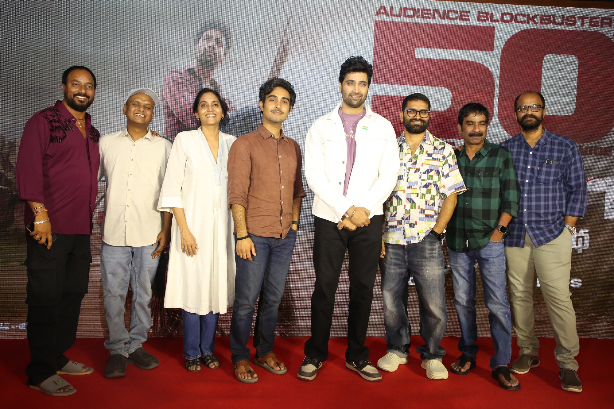 Dacoit team with editor and crew group photo