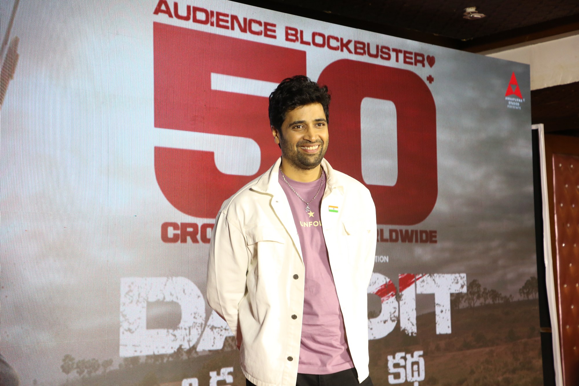 Adivi Sesh solo pose media