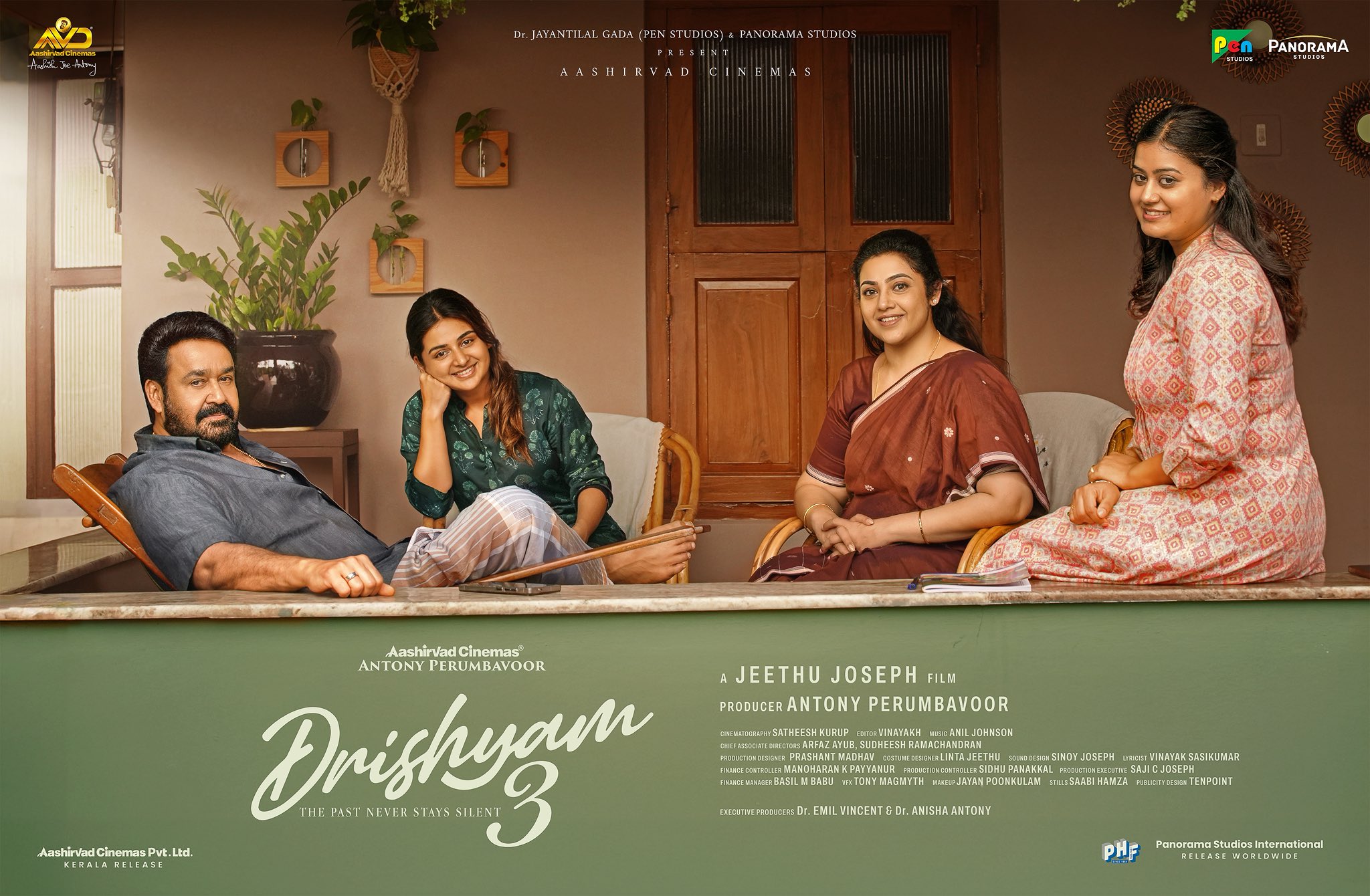 Jeethu Joseph Antony Perumbavoor Drishyam 3 team