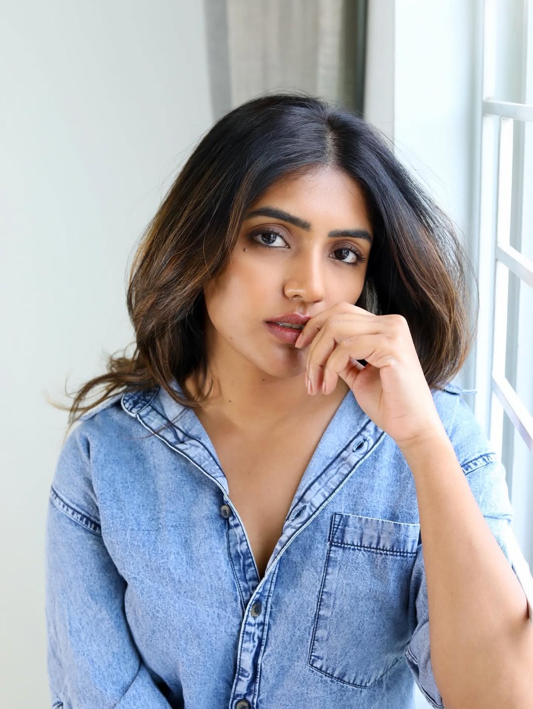 Eesha Rebba casual denim chic mysterious stylish look