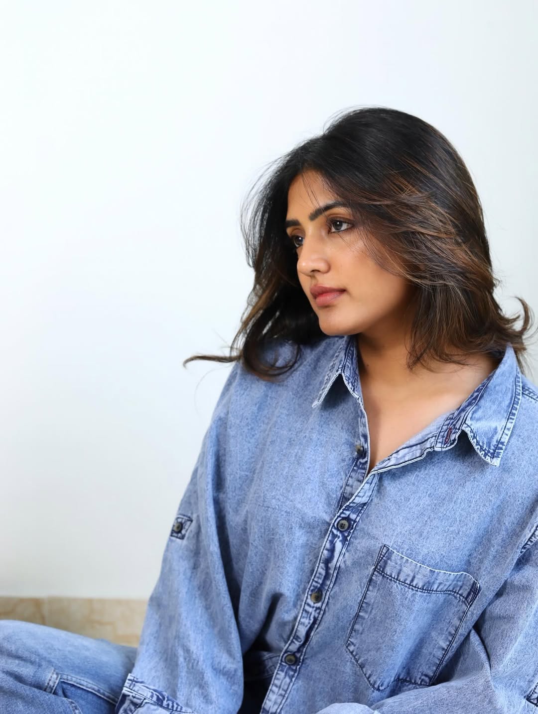 Eesha Rebba simple denim outfit effortlessly stylish appeal