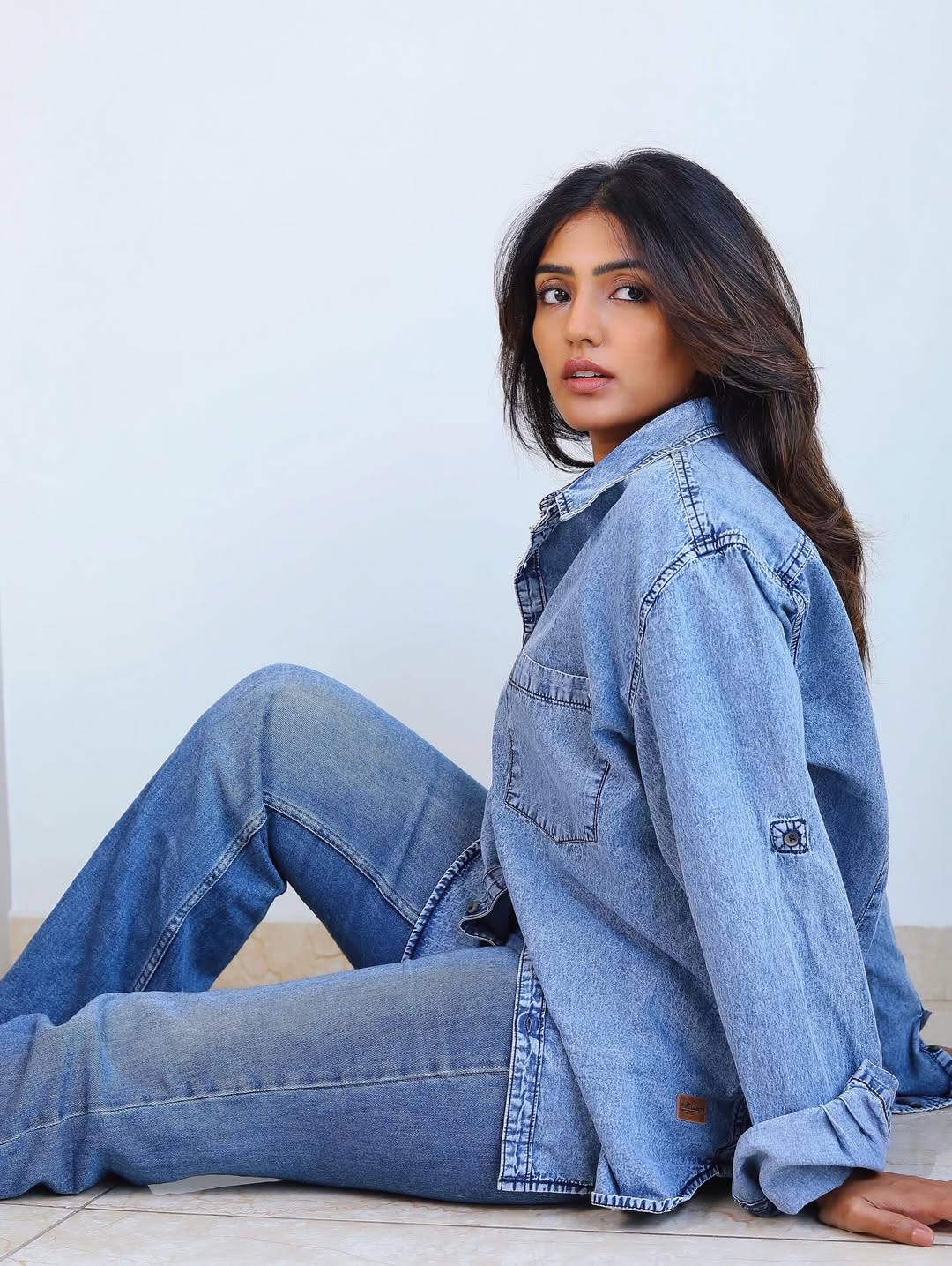 Eesha Rebba denim fashion statement casual confident pose