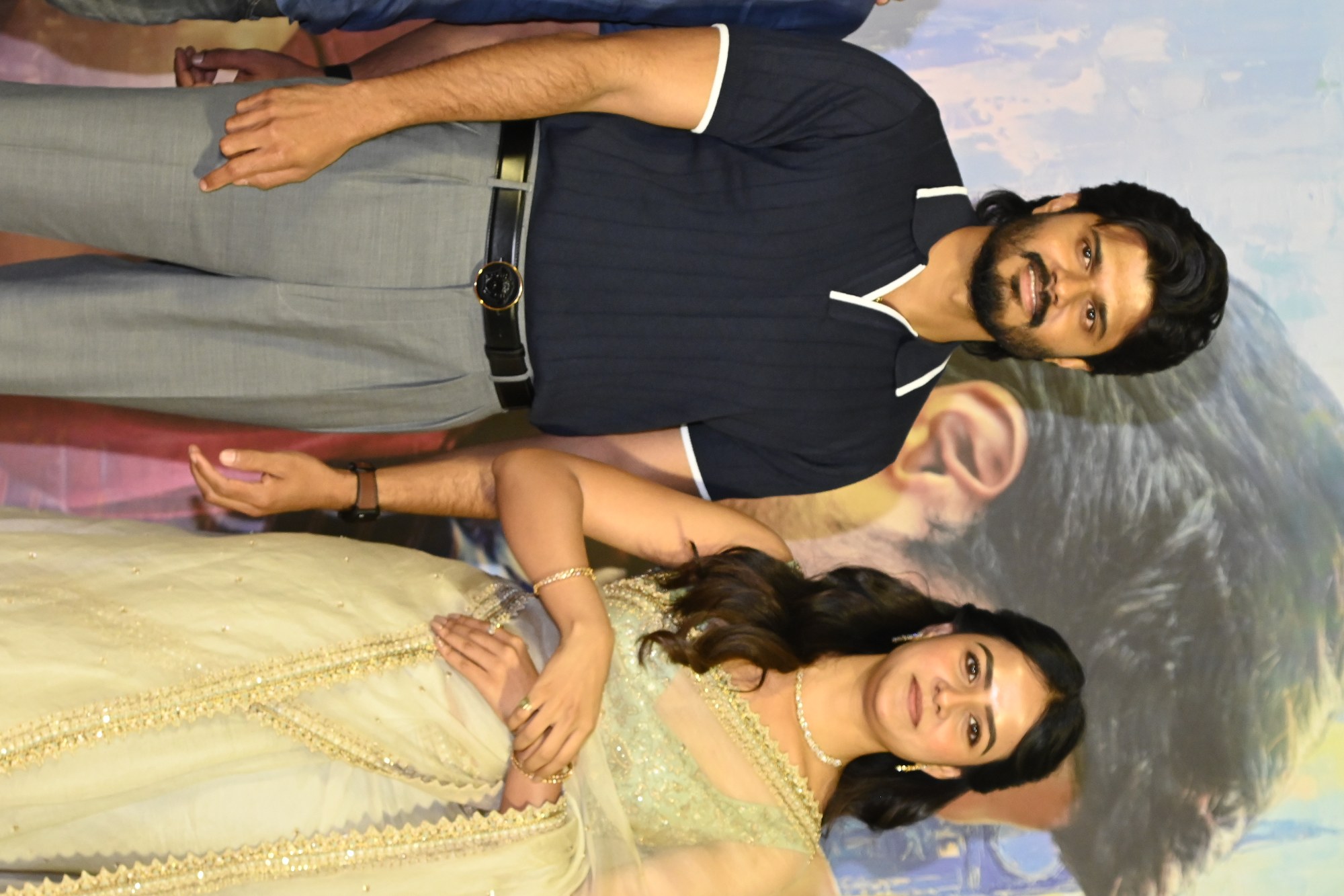 Anand Deverakonda Vaishnavi Chaitanya candid event moment
