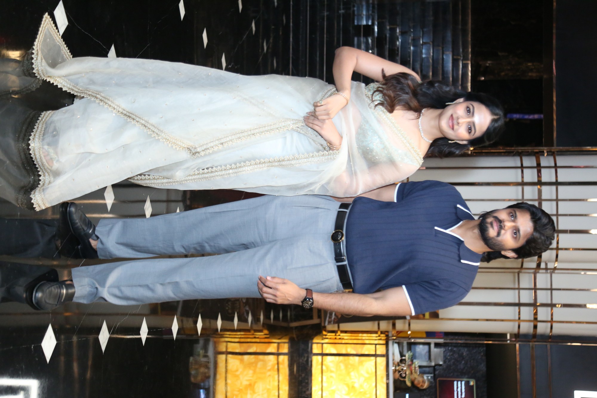 Vaishnavi Chaitanya Anand Deverakonda duo pose event