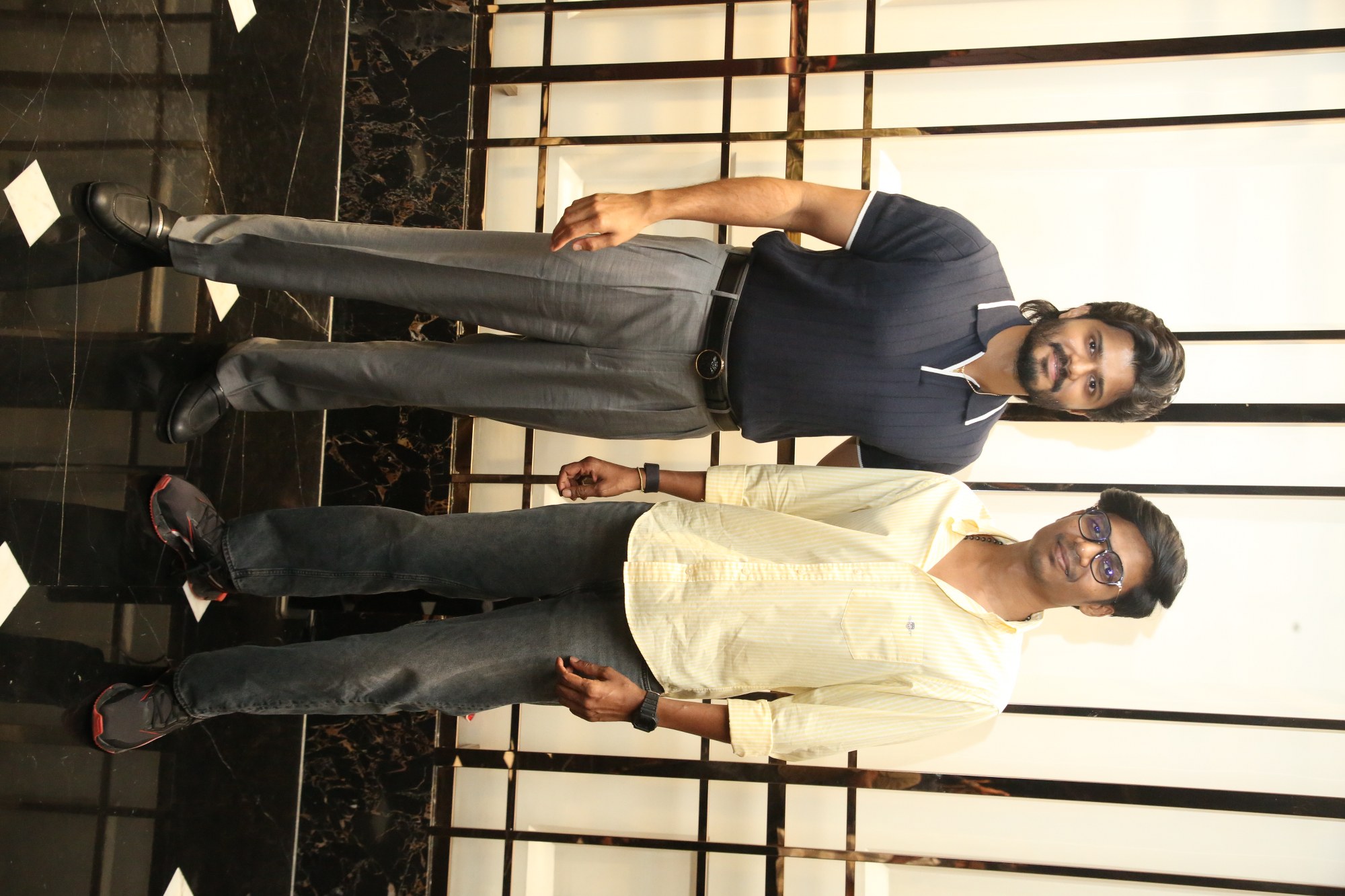 Anand Deverakonda Aditya Haasan pose teaser launch