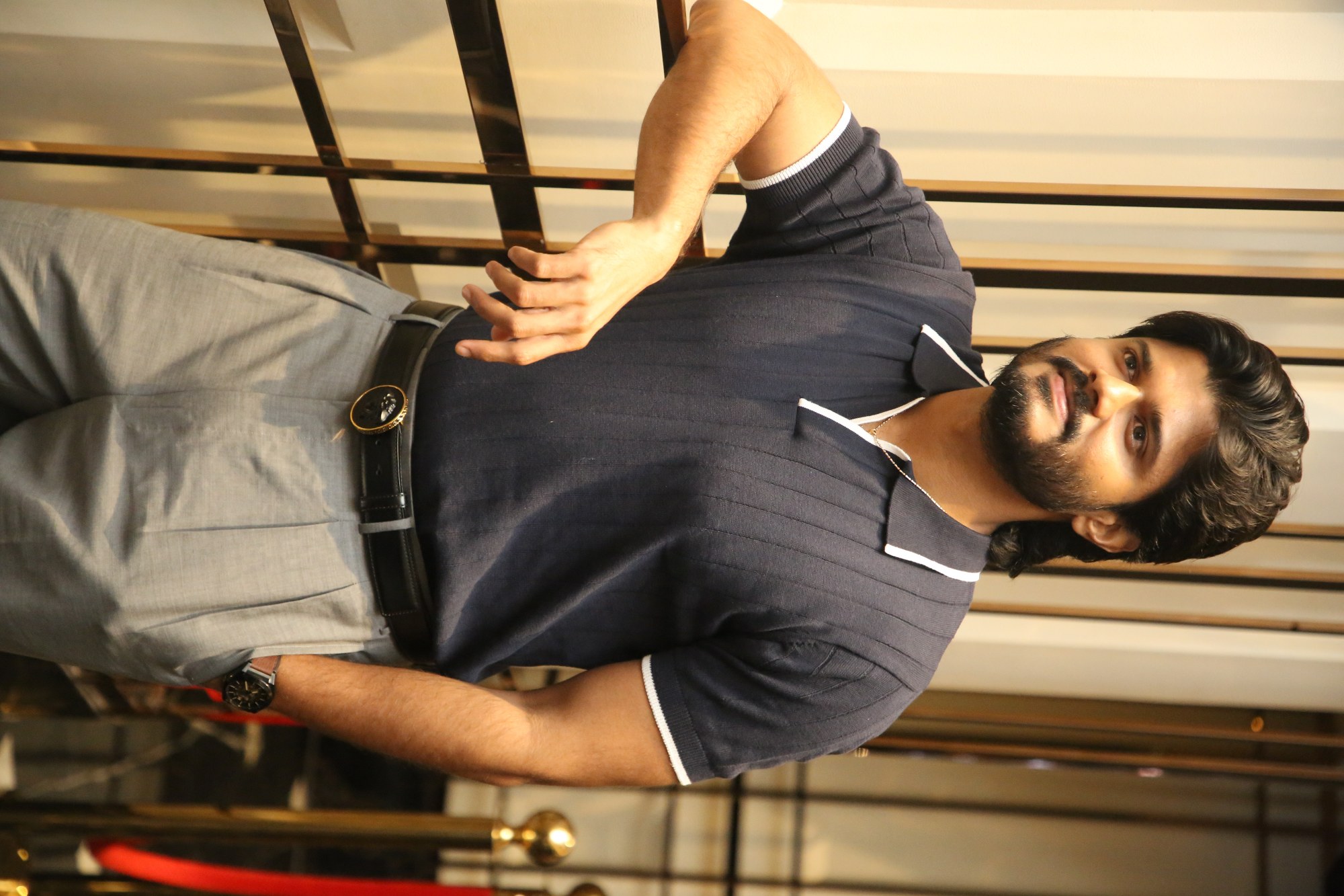 Anand Deverakonda stylish solo pose event