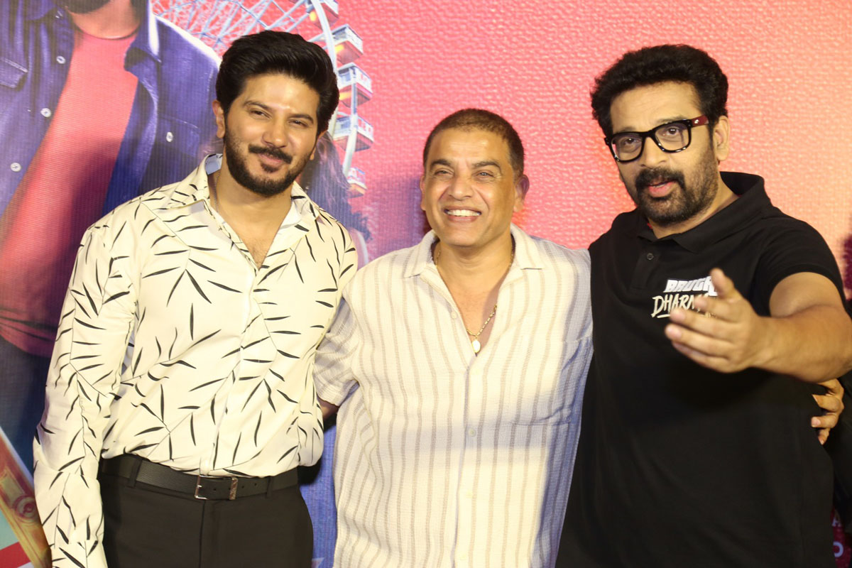 Dulquer Salmaan Dil Raju JD Chakravarthy photo
