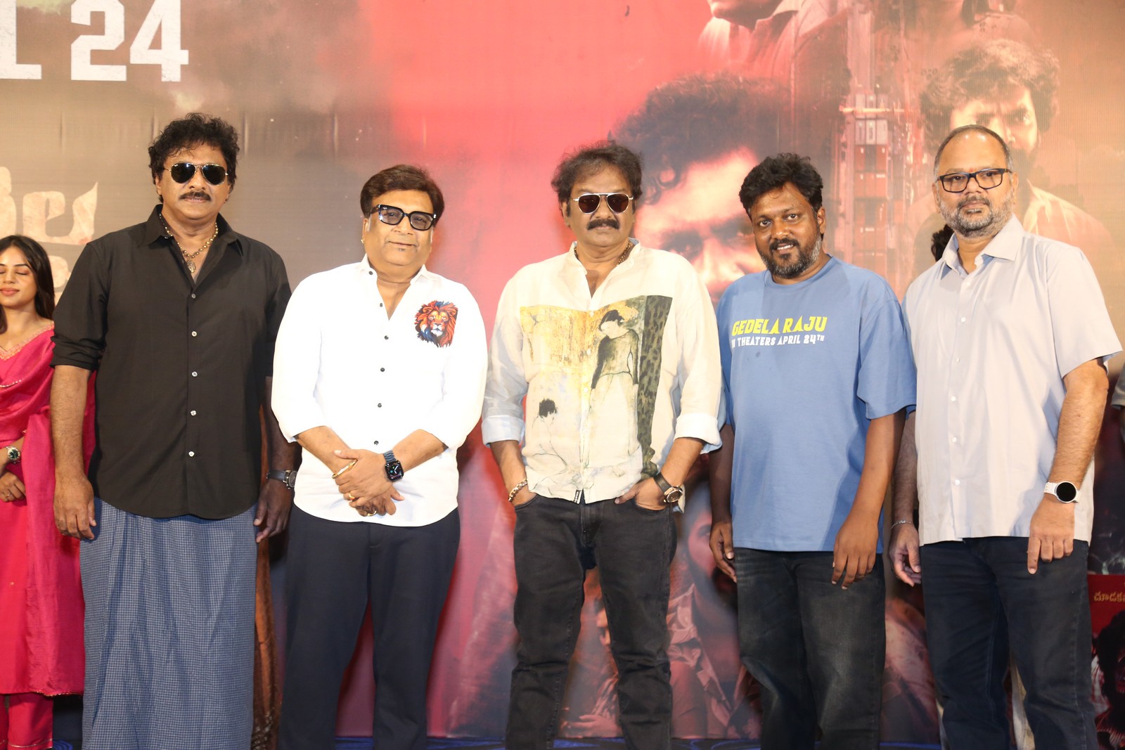 Raghu Kunche Kona Venkat VV Vinayak group photo