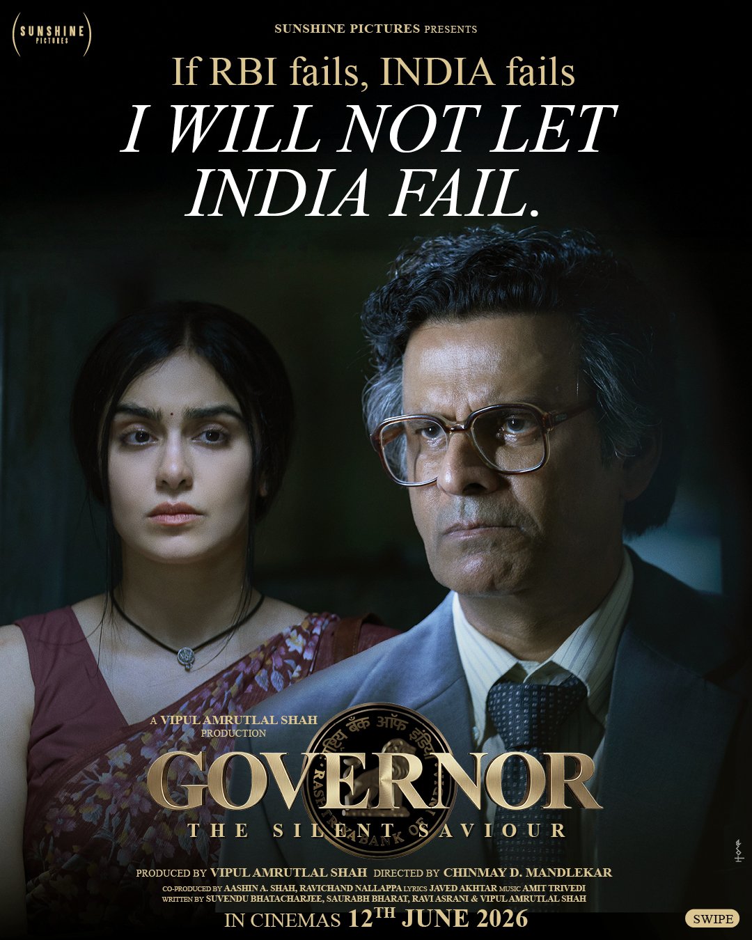 Adah Sharma and Manoj Bajpayee featured in new still from Governor The Silent Saviour
