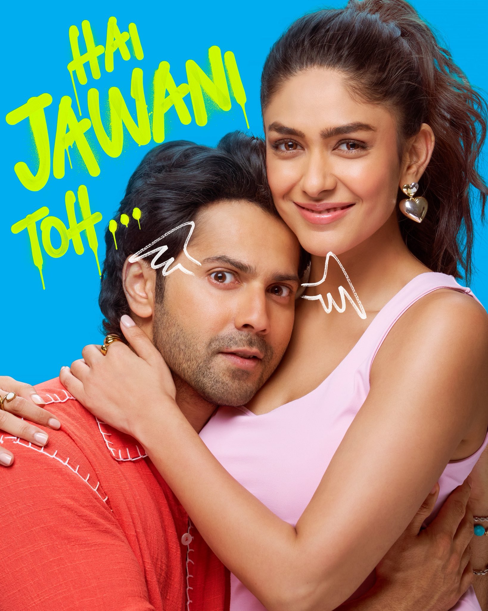 Varun Dhawan Pooja Hegde Hai Jawani official poster look