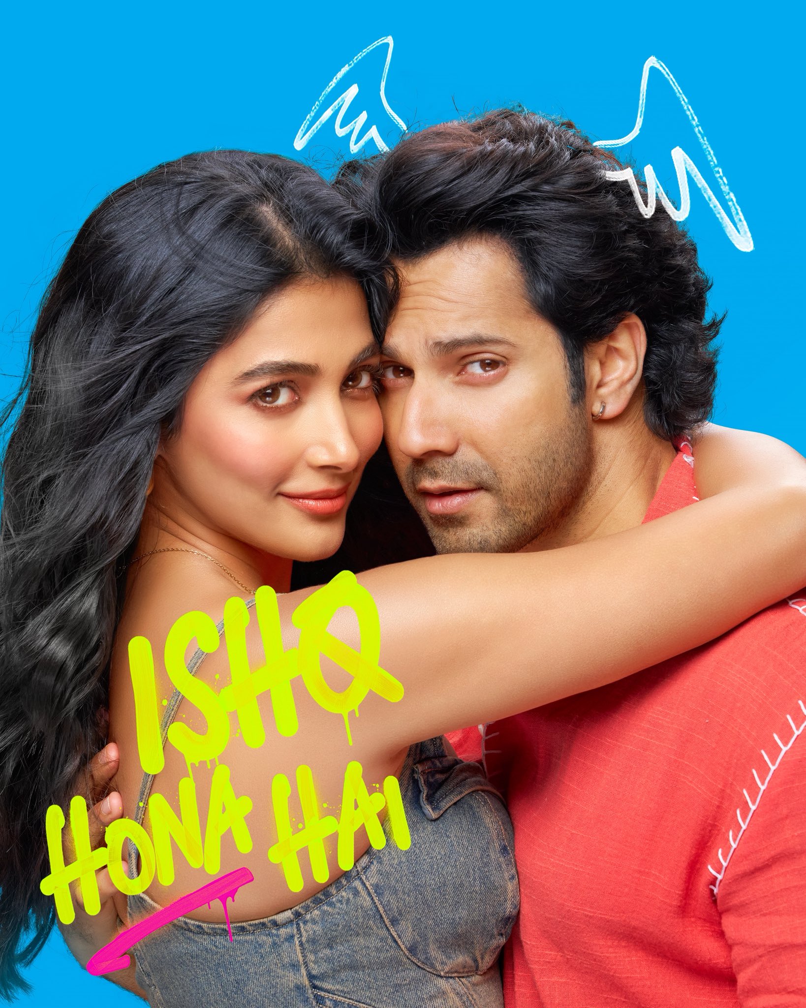 Mrunal Thakur Varun Dhawan Hai Jawani poster romantic vibe