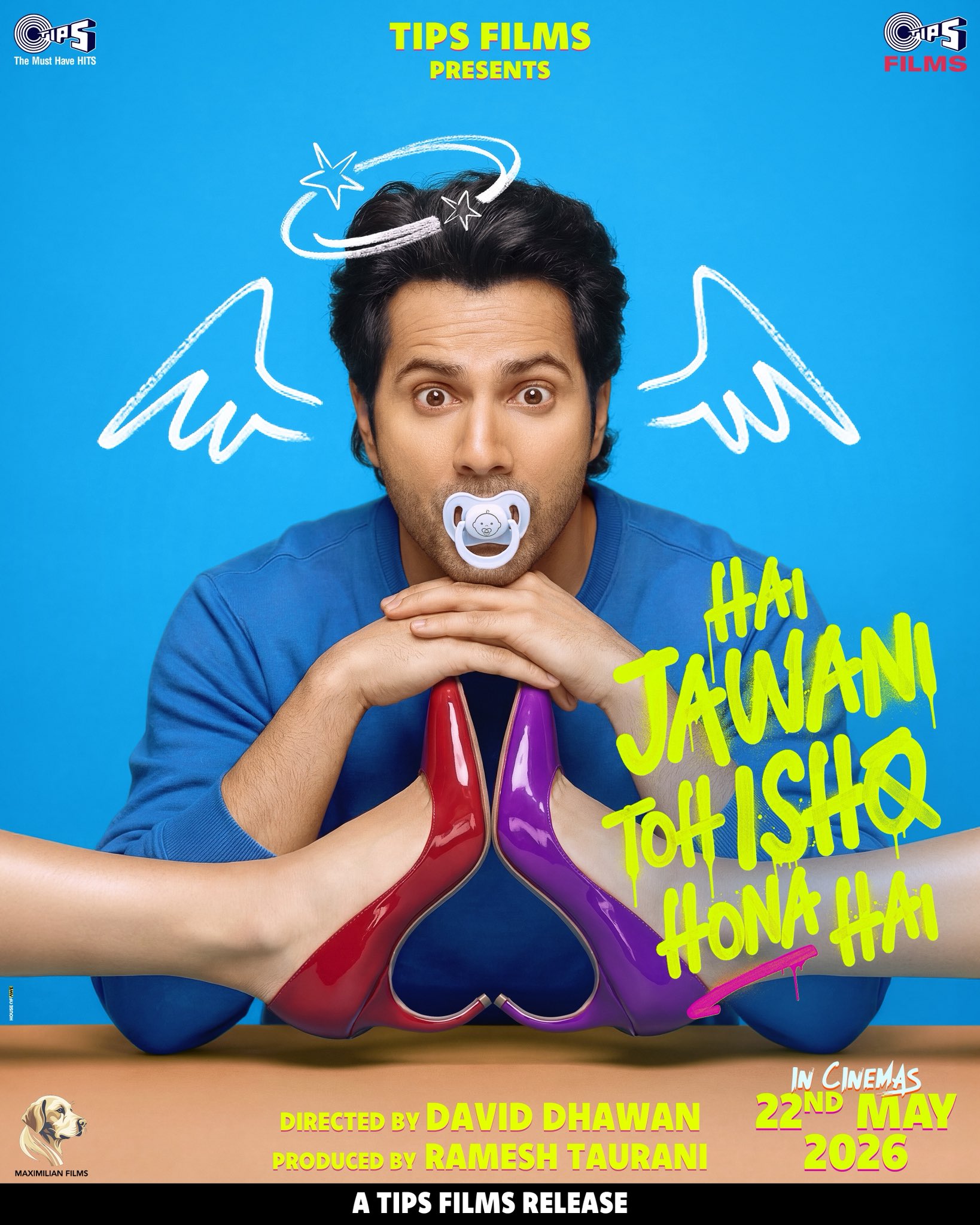 Varun Dhawan Hai Jawani Ishq Hona Hai solo poster look