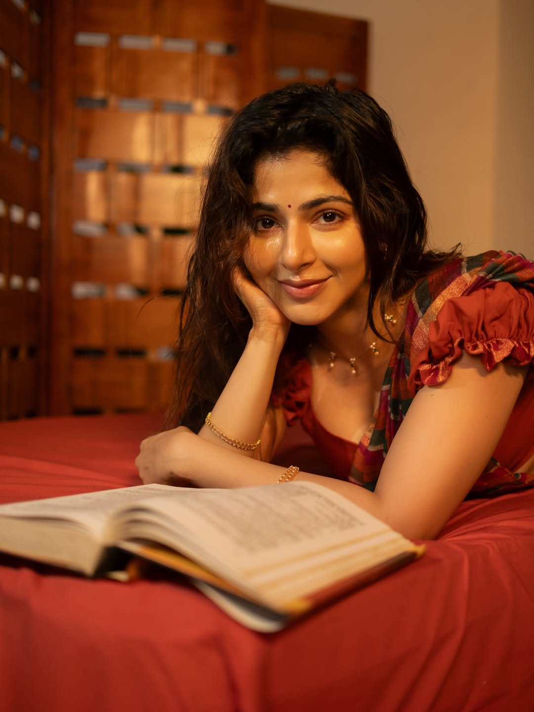Iswarya Menon chic look thoughtful pose stylish details