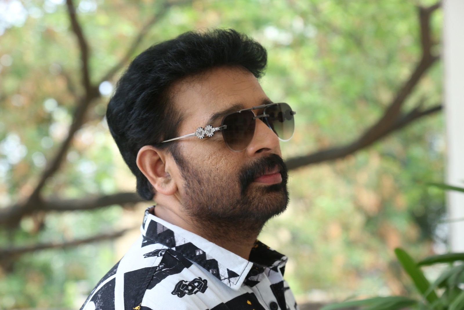 J D Chakravarthy sharp fashion style bold scene stealer look