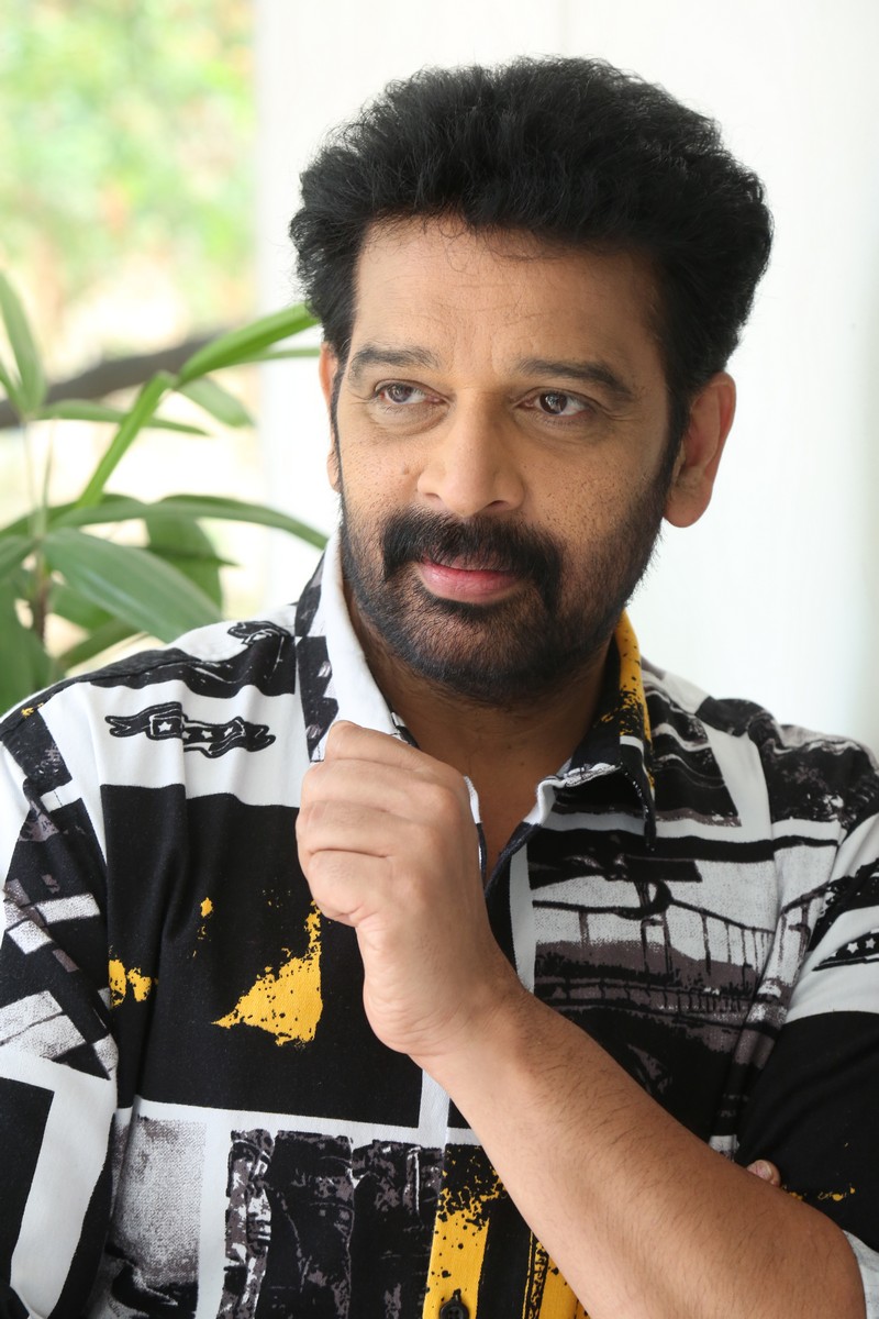 J D Chakravarthy commanding style serious expression confident look