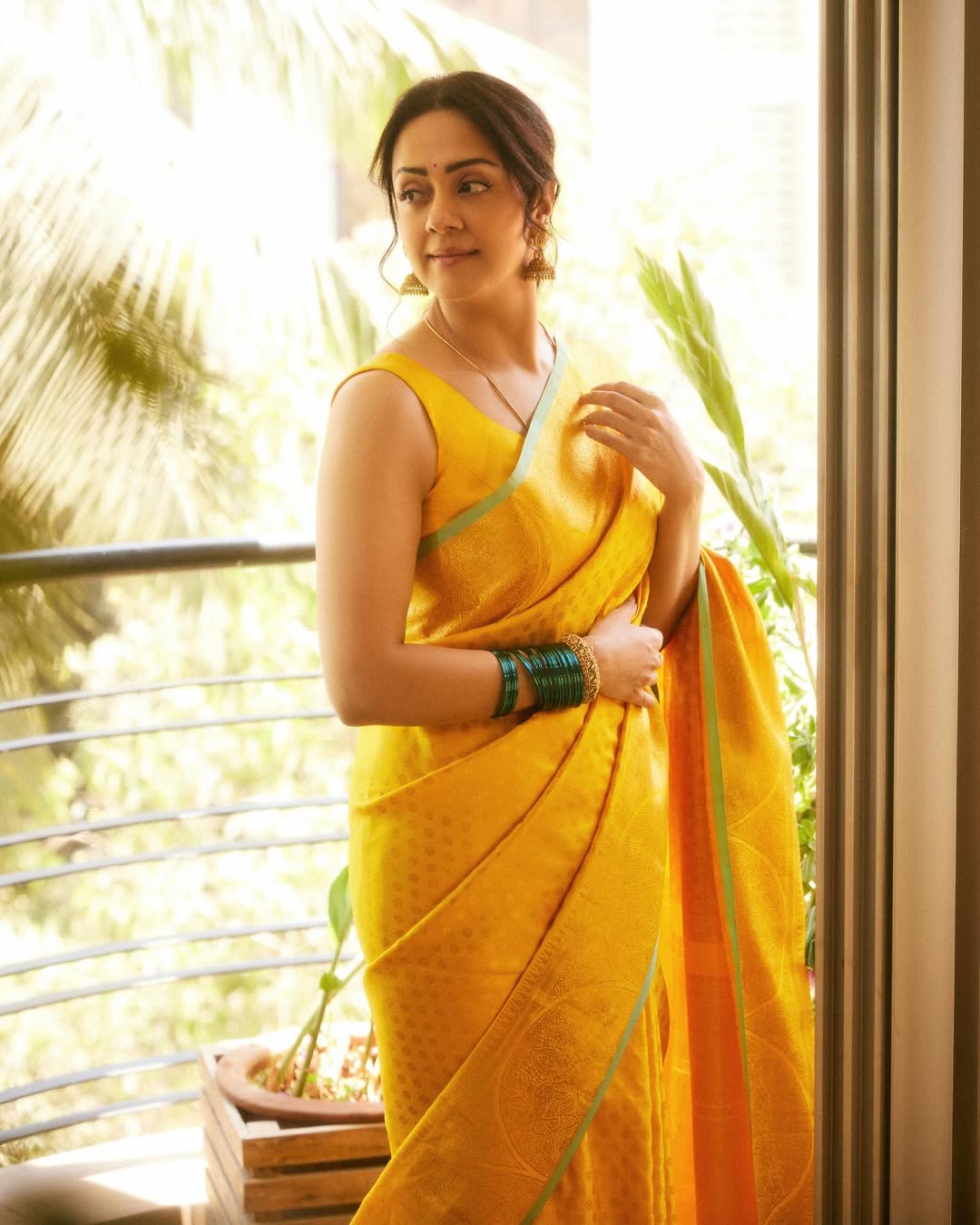 Jyothika Kanchipuran Silk Saree photos