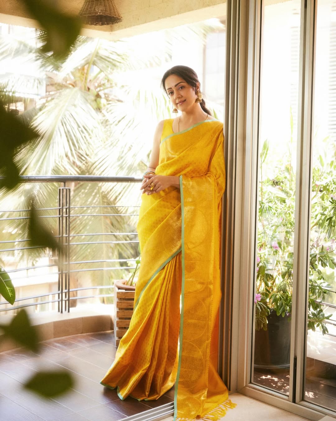 Jyothika Kanchipuran Silk Saree photos