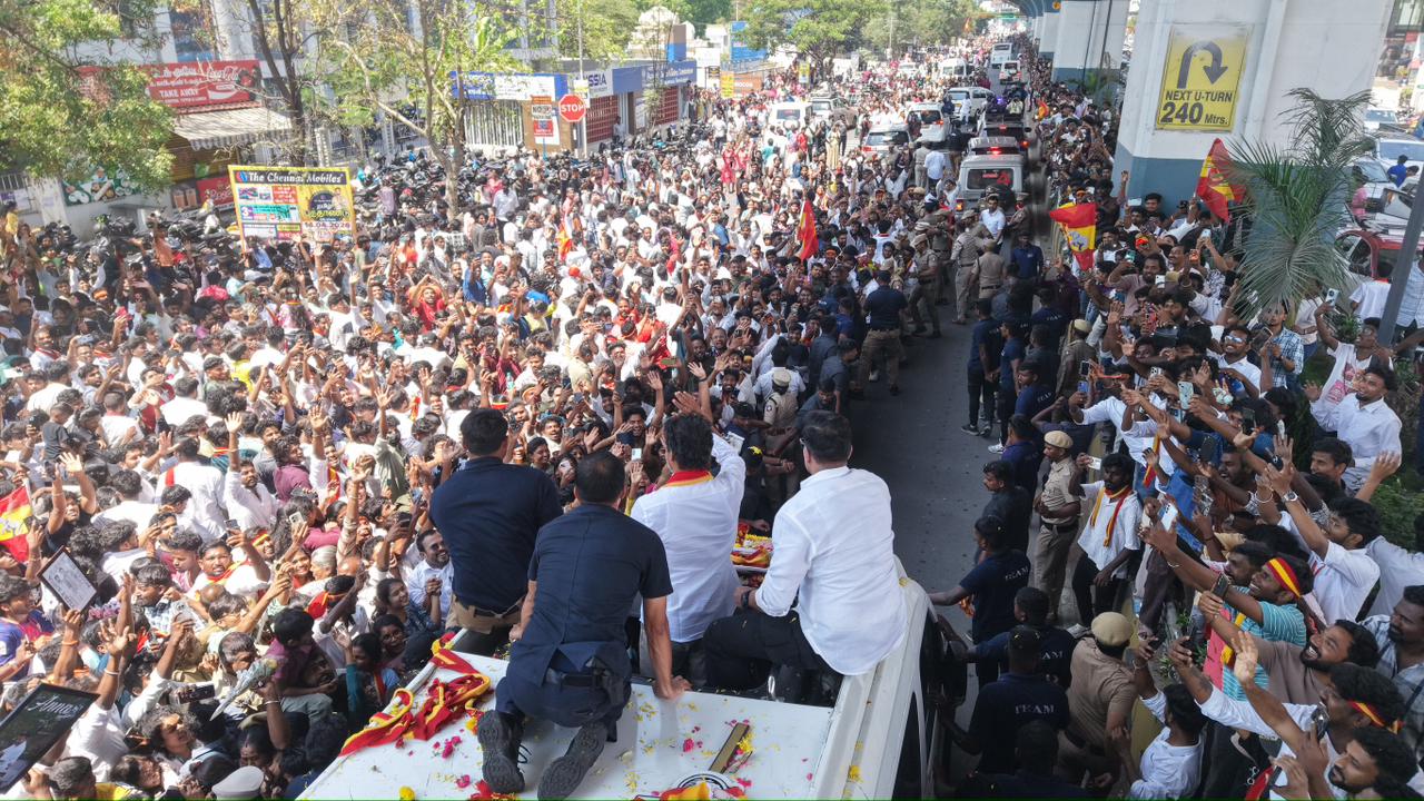 Vijay Kovai Rally Photos