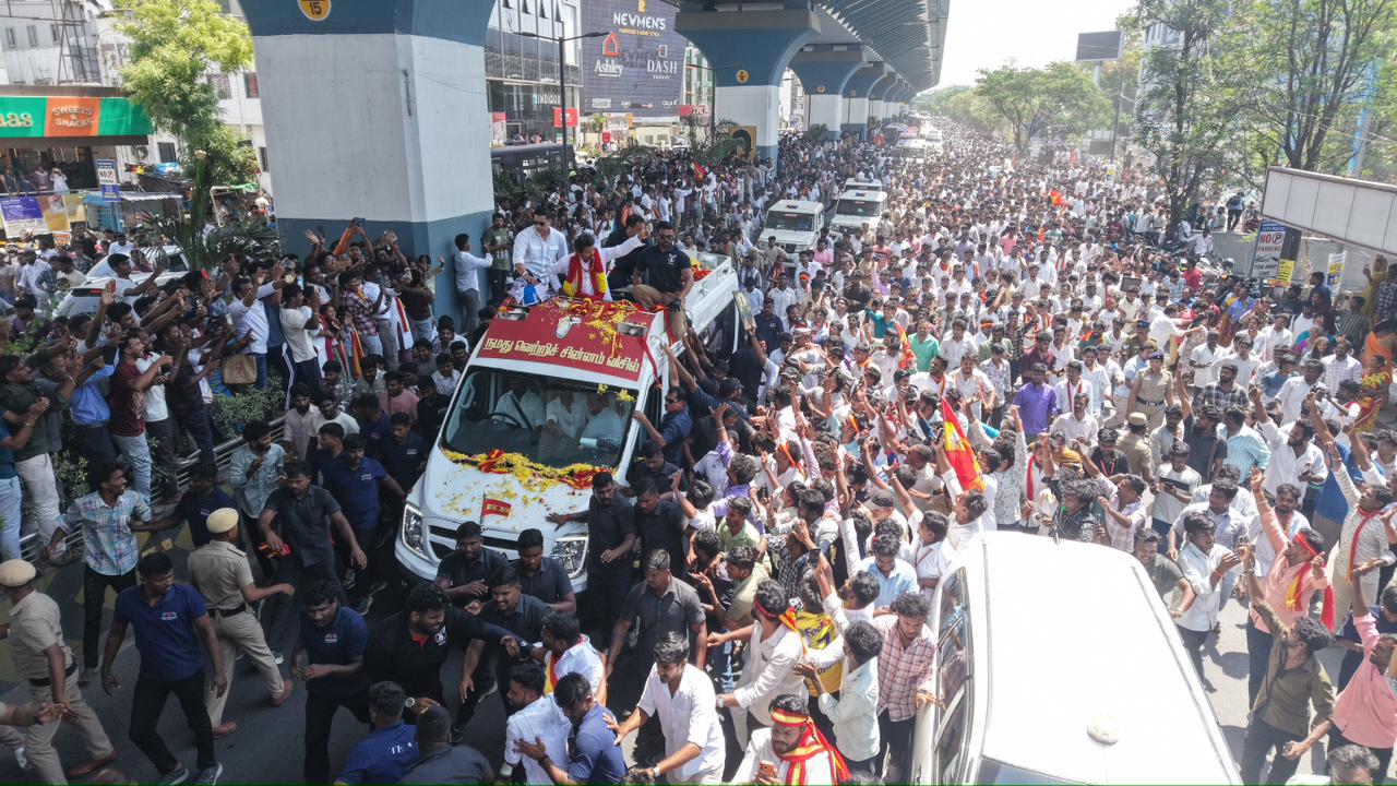 Vijay Kovai Rally Photos