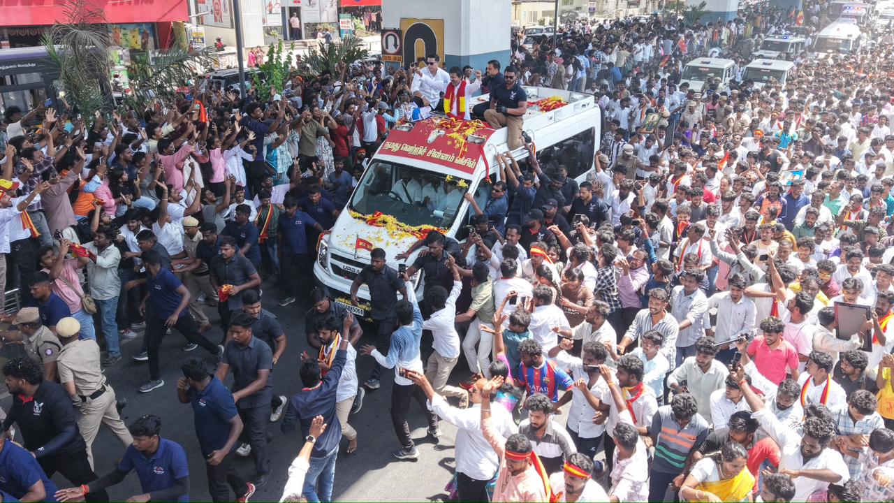 Vijay Kovai Rally Photos