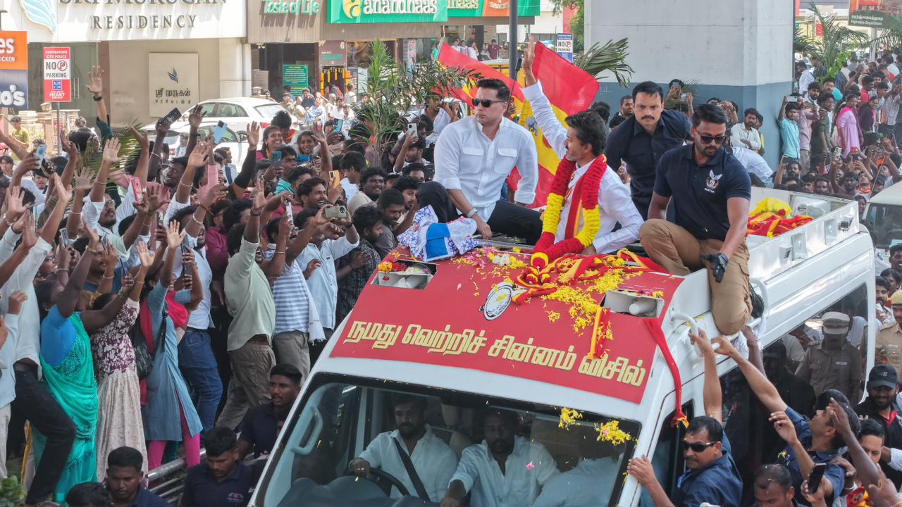 Vijay Kovai Rally Photos