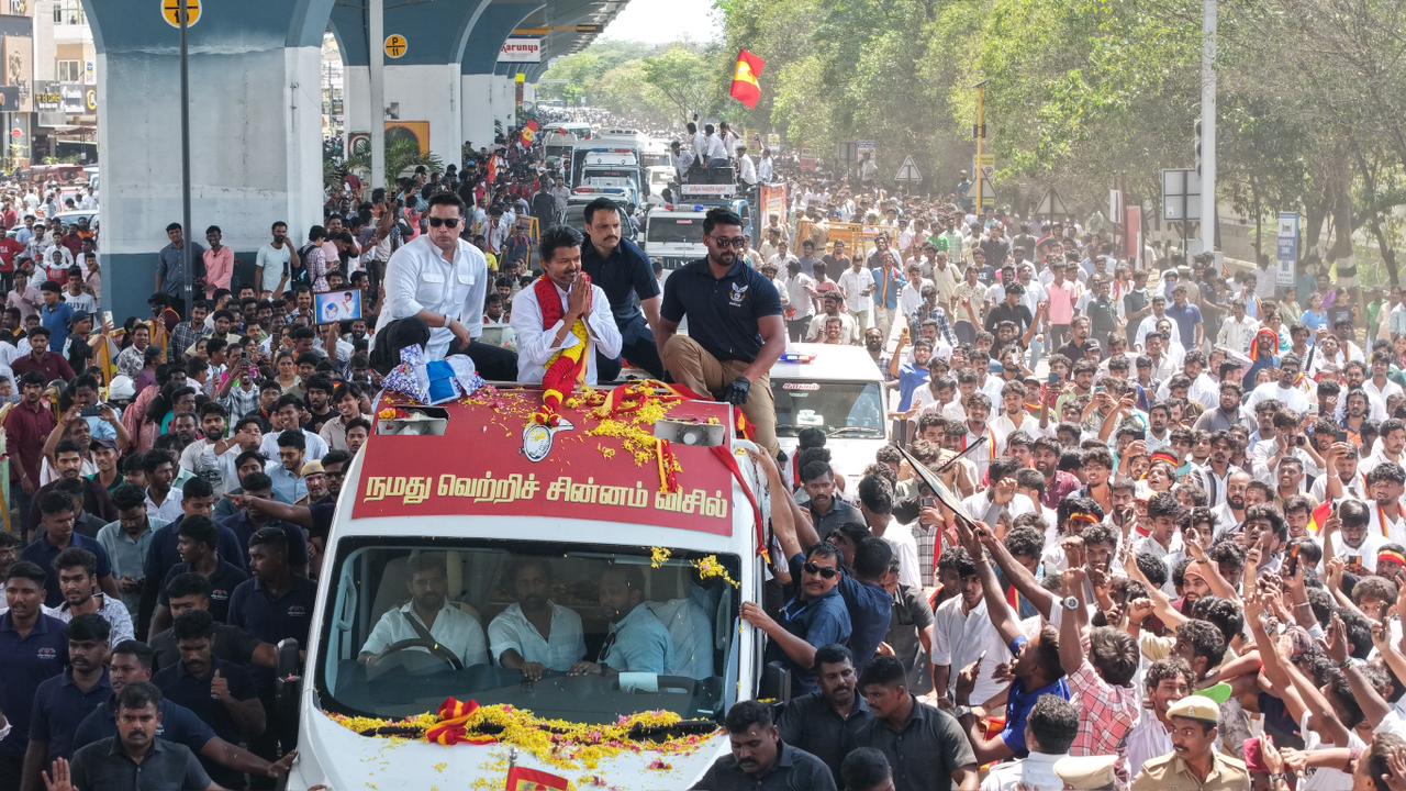 Vijay Kovai Rally Photos