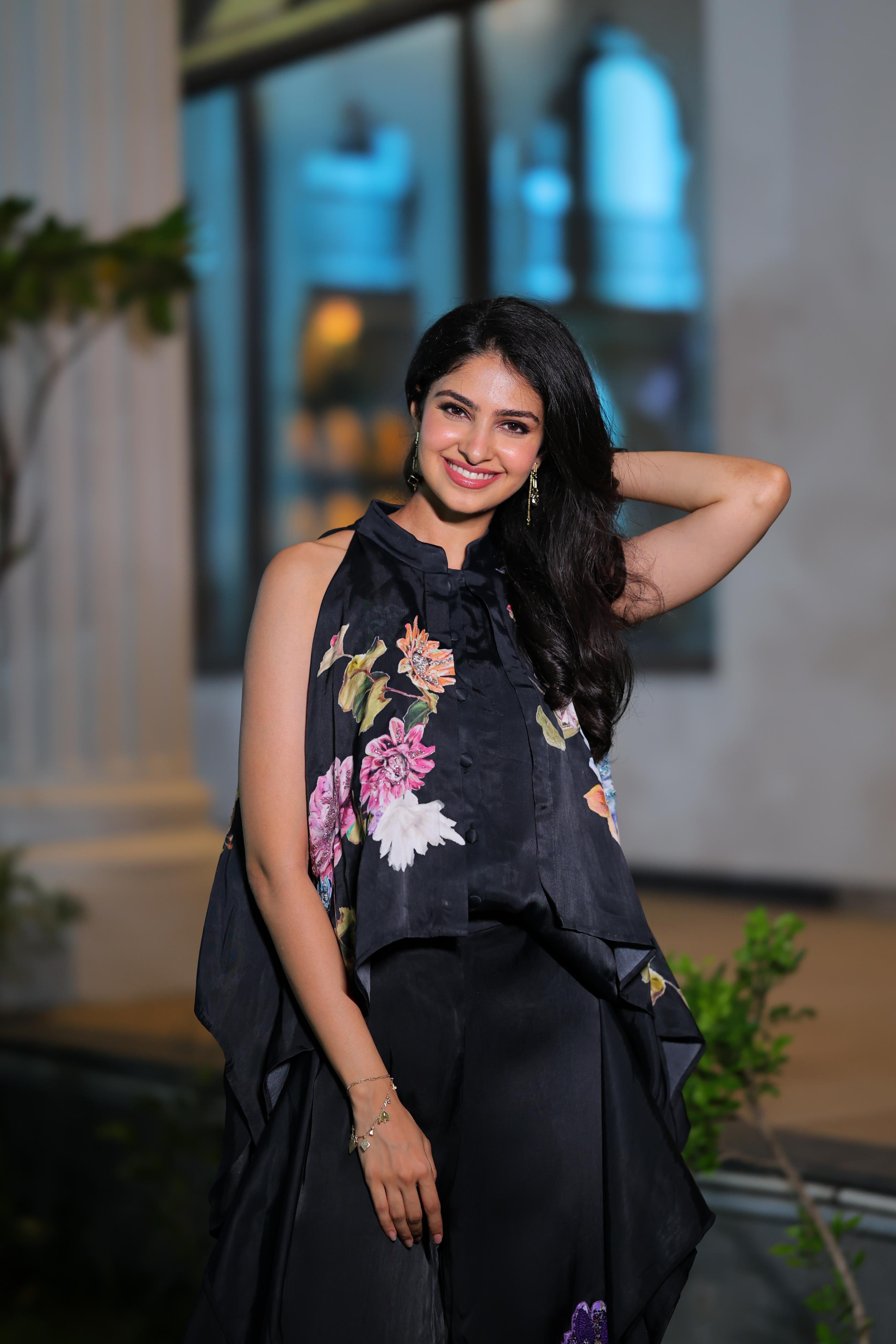 Manasa Varanasi monochrome floral style elegant wild vibe