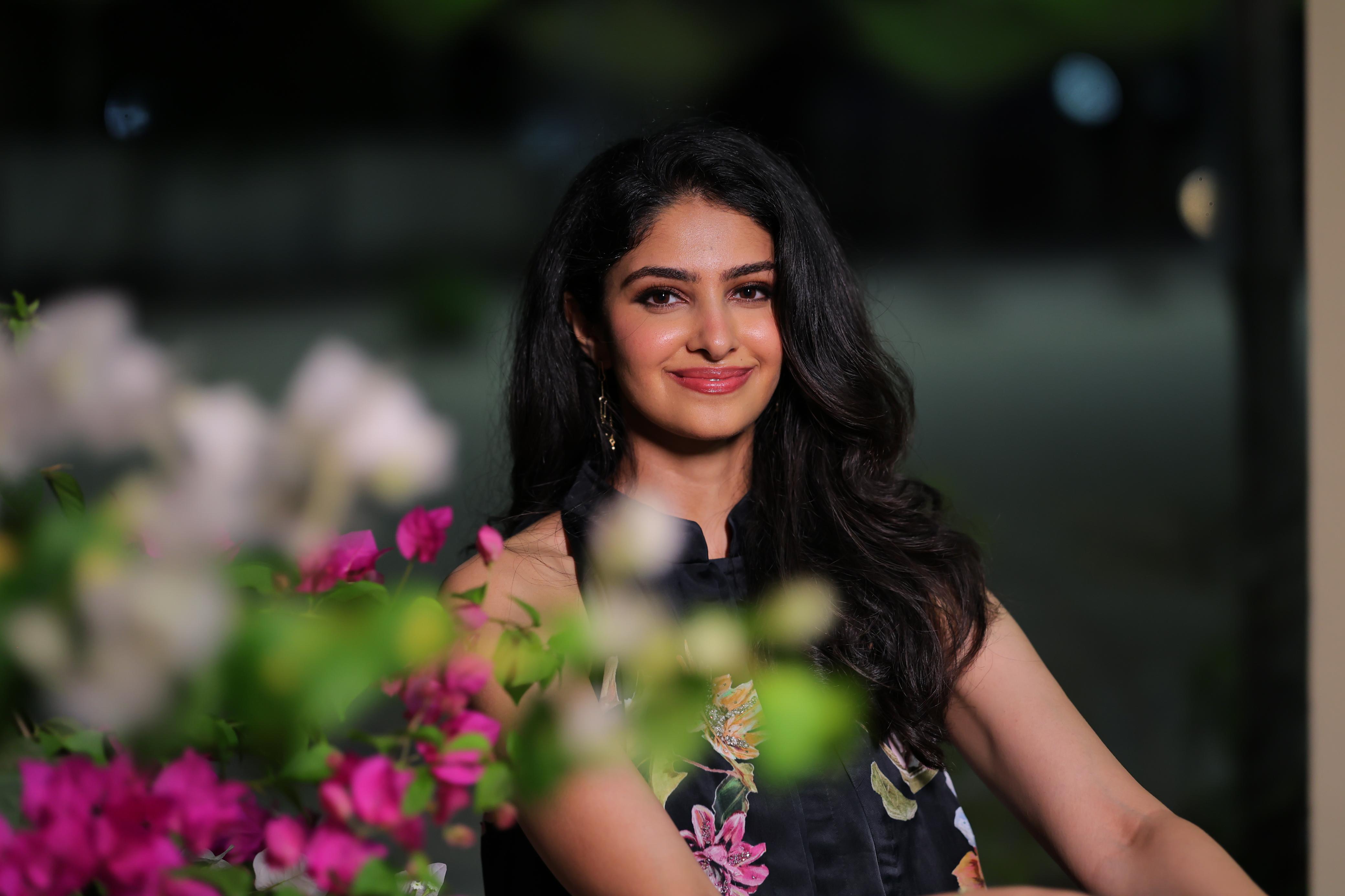 Manasa Varanasi elegant floral look confident stylish vibe