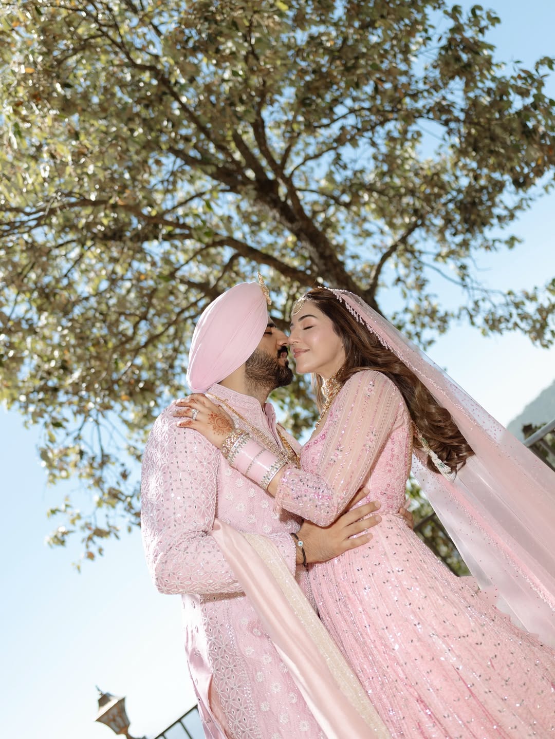 Bride’s Look: Blush-Pink Elegance Steals the Show