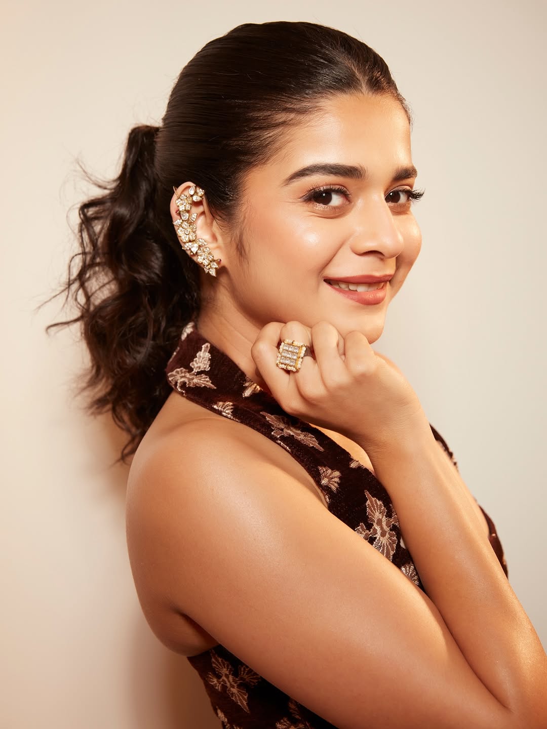 Mithila Palkar ear cuff modern chic styling