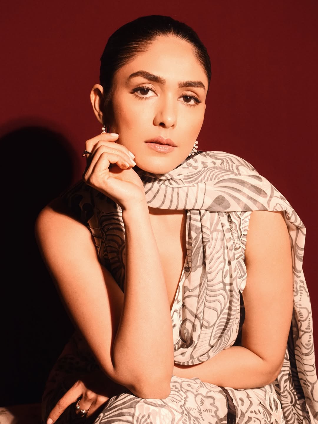 Mrunal Thakur modern style evolution fashion pose
