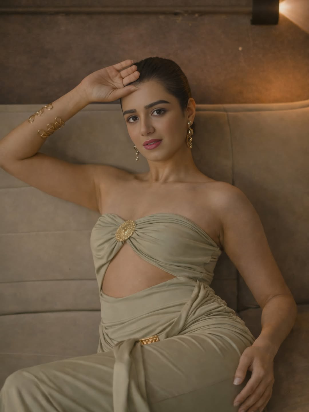 The Outfit: A Statement in Golden Elegance