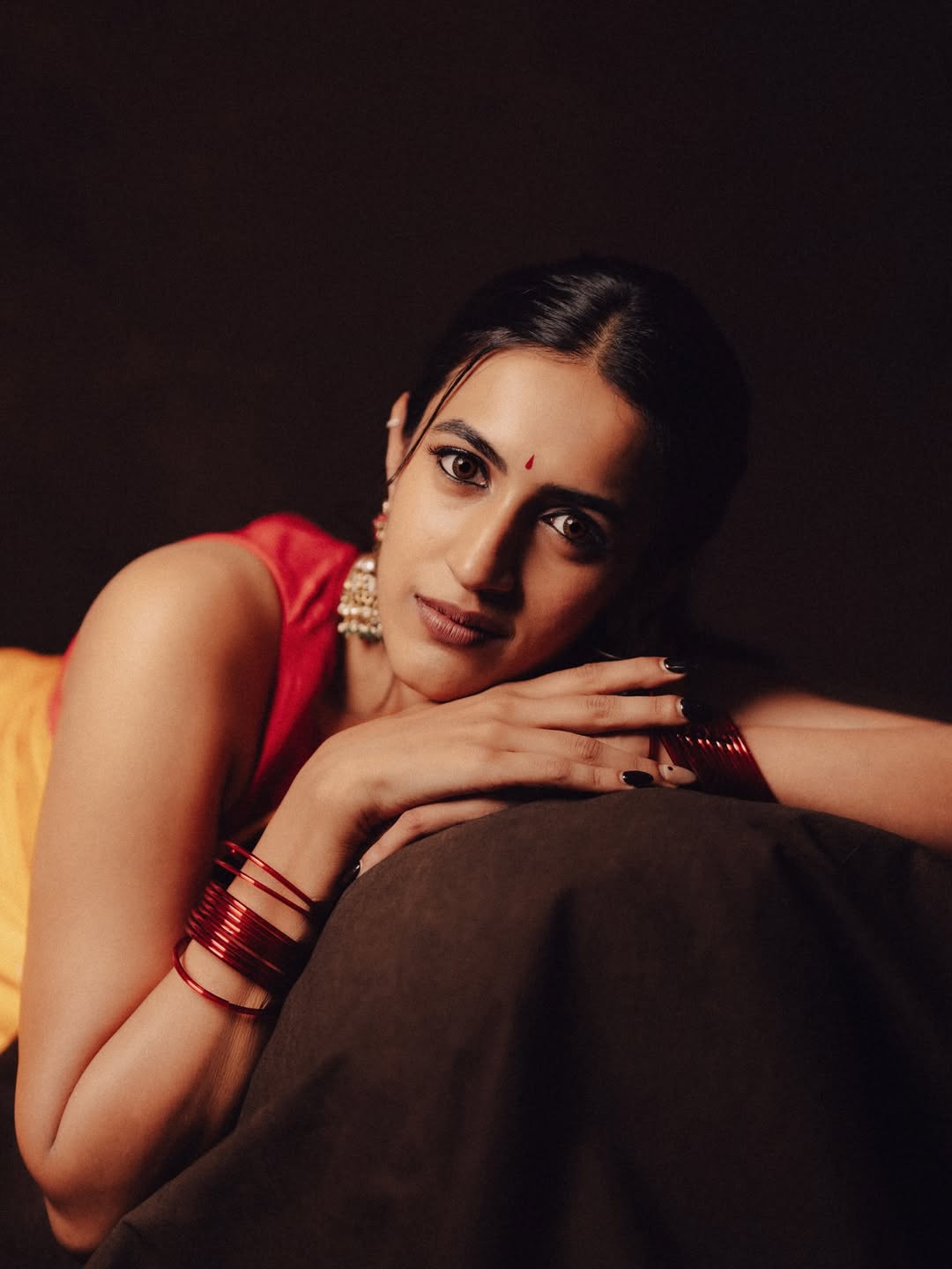 Niharika Konidela traditional elegance modern twist stylish look