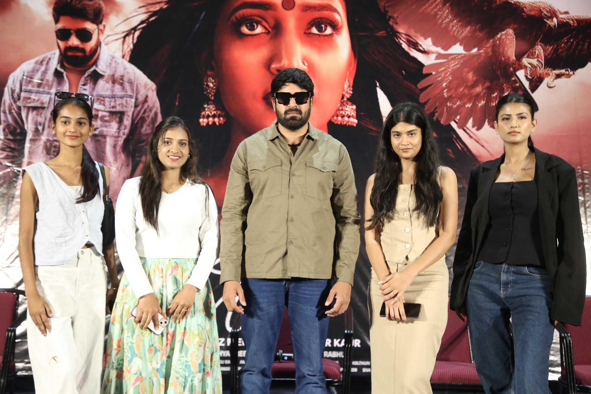 O Andala Rakshasi team at press meet