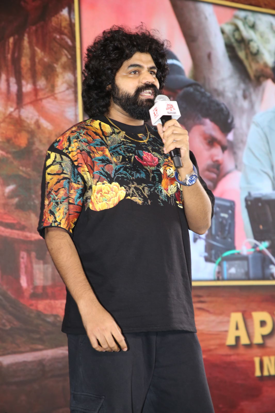 Ravi Anthony delivering speech at event