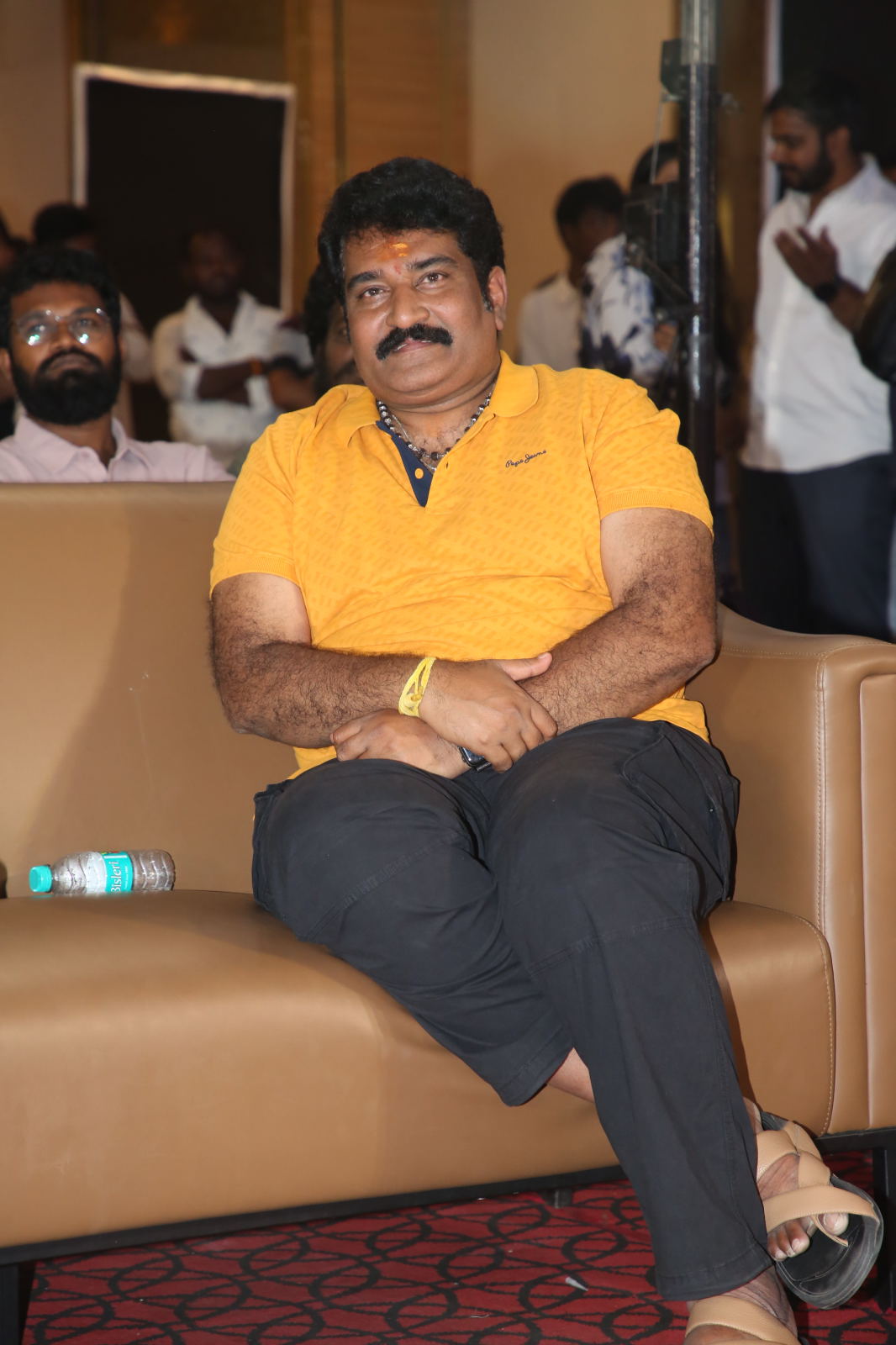 Rajeev Kanakala seated at event