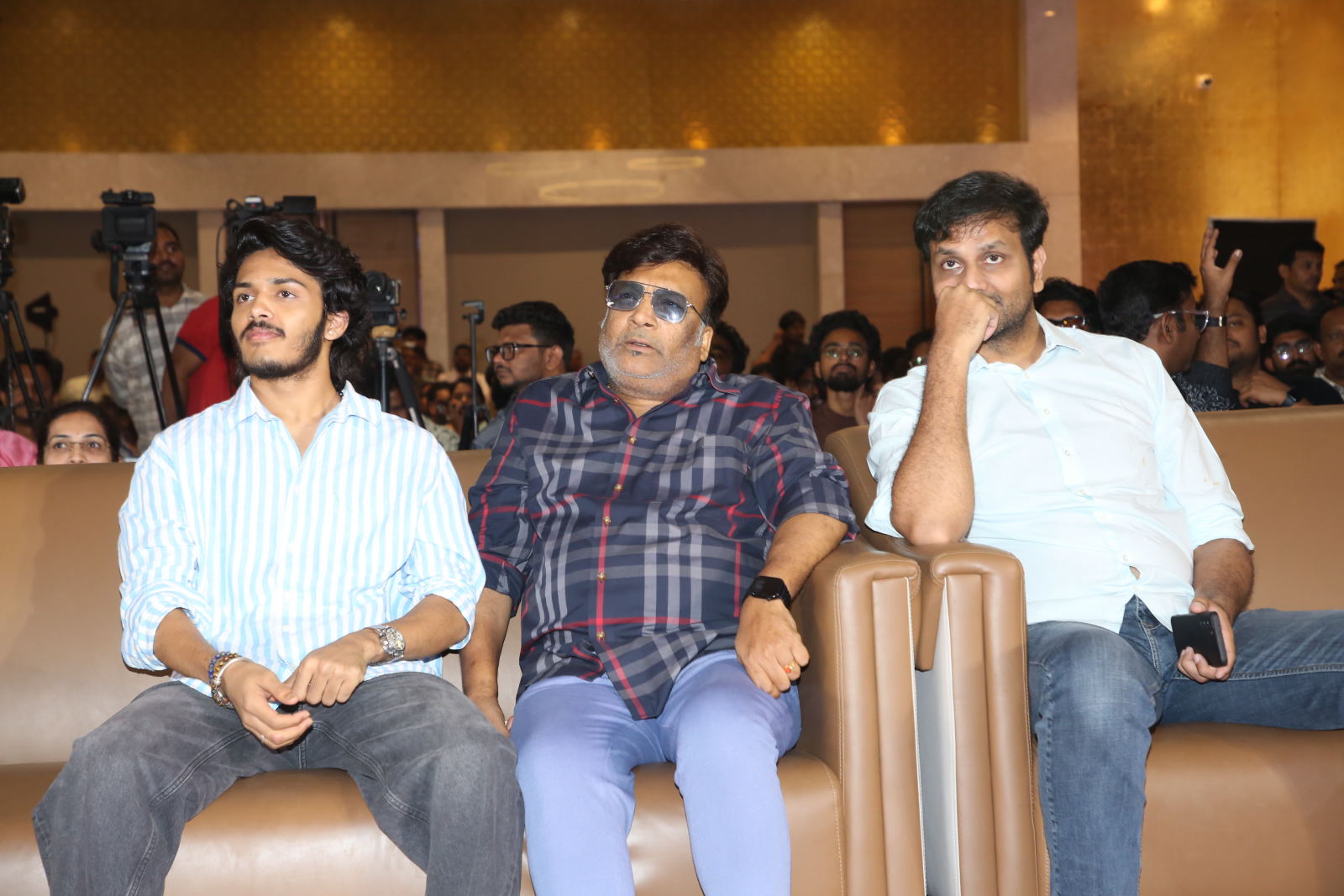 Harsh Roshan Kona Venkat Srinivas Avasarala seated