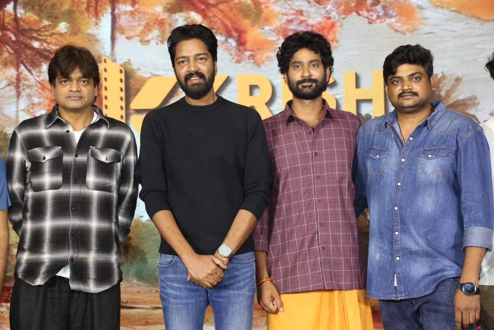 Harish Shankar Allari Naresh Thiruveer Durga Naresh pose