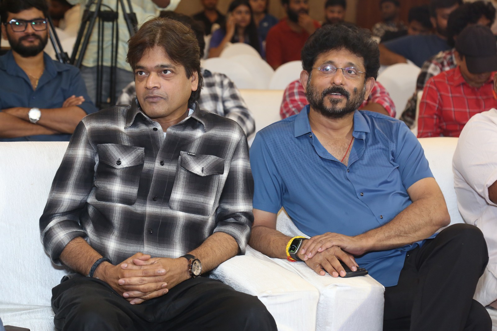 Harish Shankar BVS Ravi seated event