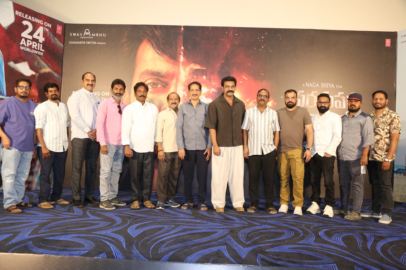 Paramapada Sopanam team group photo at press meet