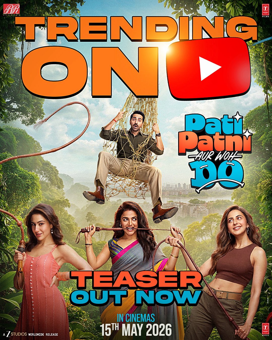 Pati Patni Aur Woh Do teaser still Ayushmann Khurrana look