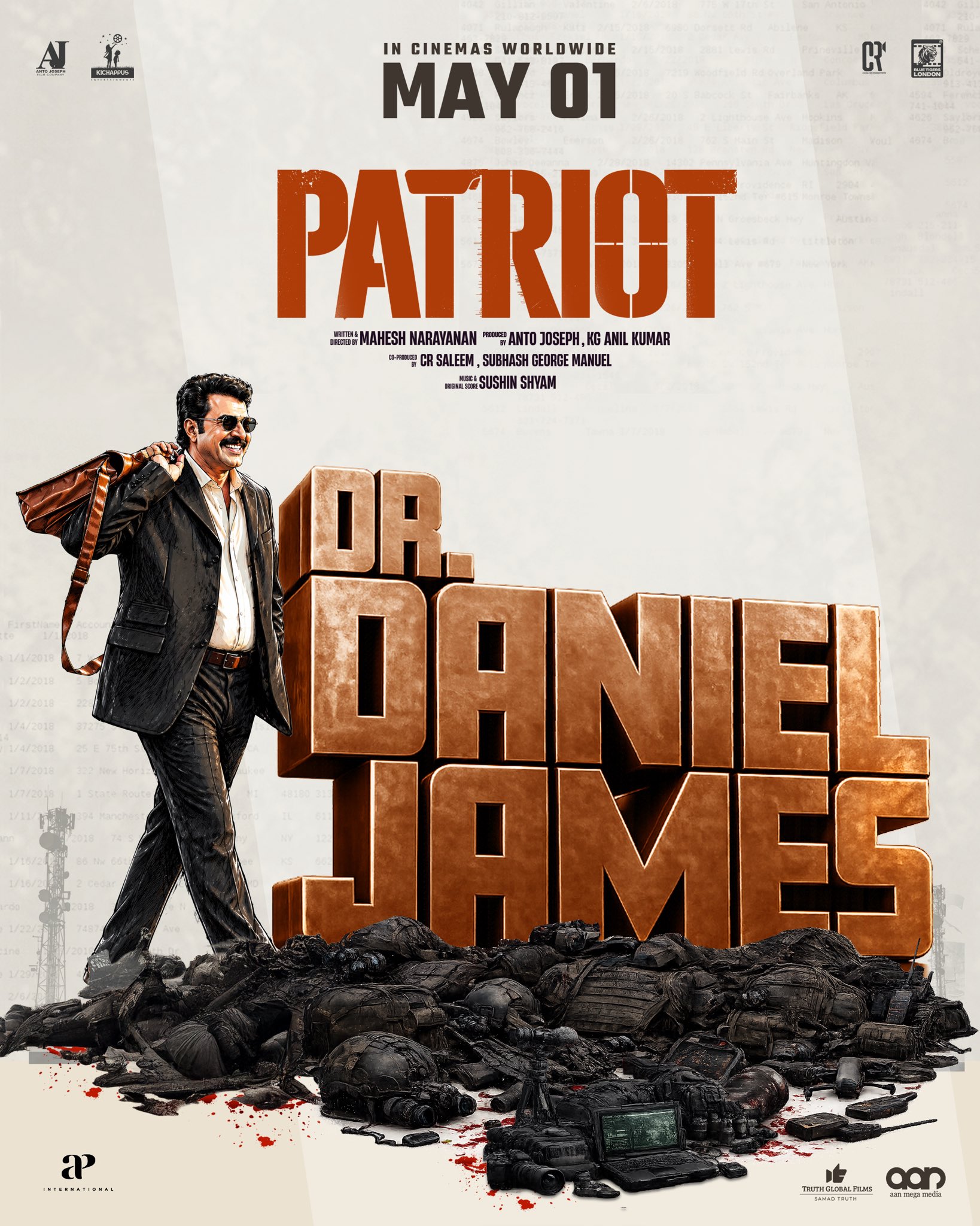 Mammootty Doctor Daniel James Patriot character poster