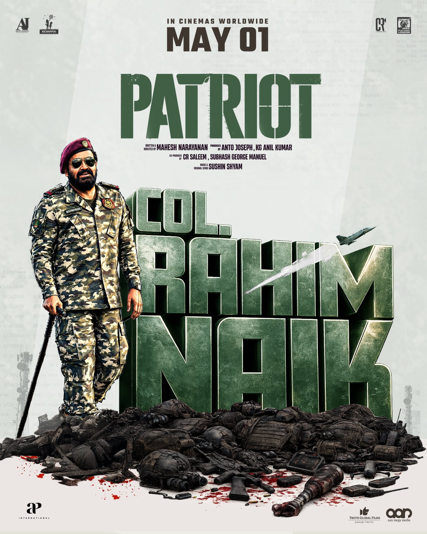 Mohanlal Colonel Rahim Naik Patriot character look