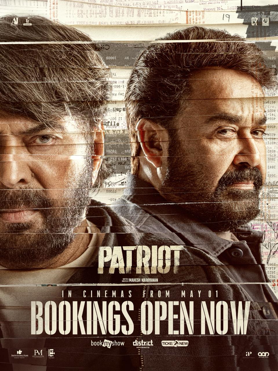 Patriot movie advance booking announcement poster