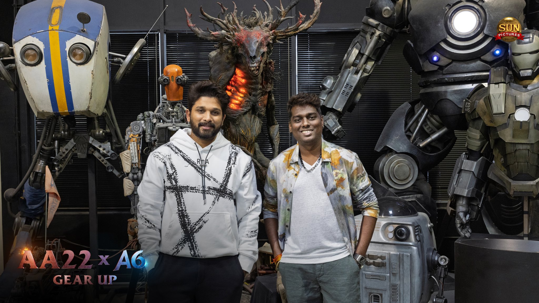 Allu Arjun Atlee Kumar movie prop still