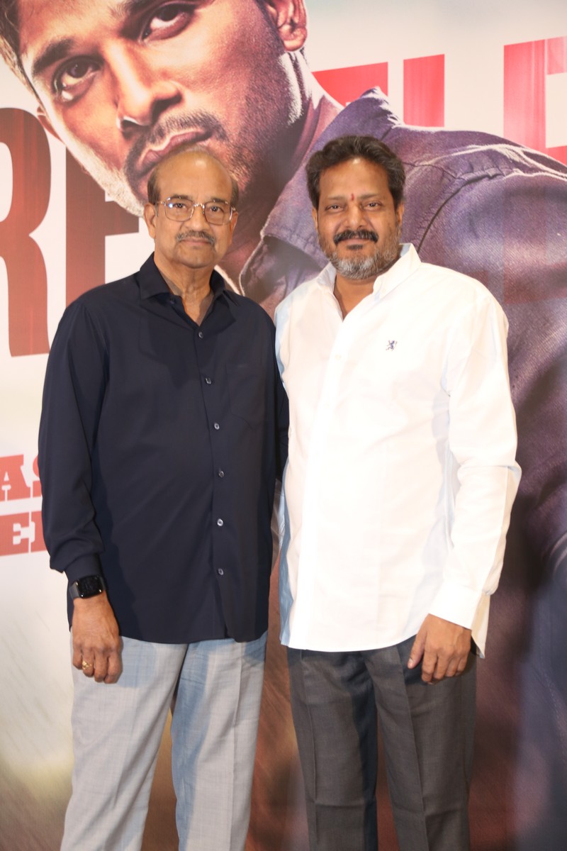 Race Gurram producers posing at press meet