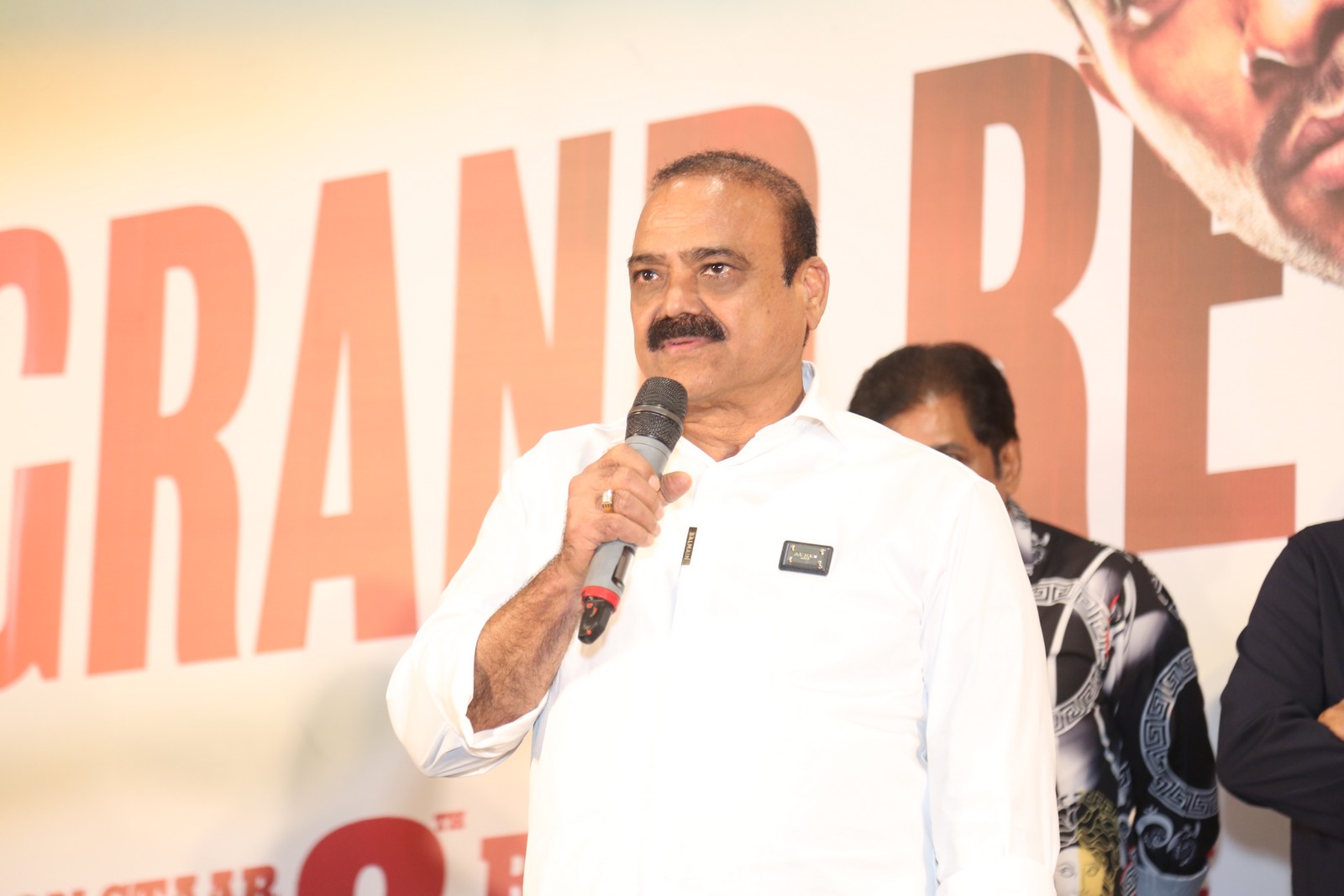 Distributor Narayana Rao speaking at press meet